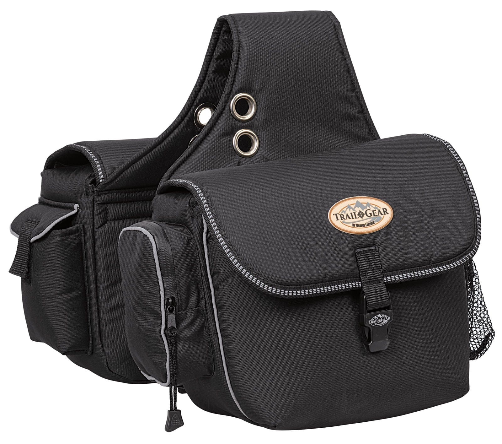 Weaver Leather Trail Gear Horse Saddle Bags, 600D - Image 3