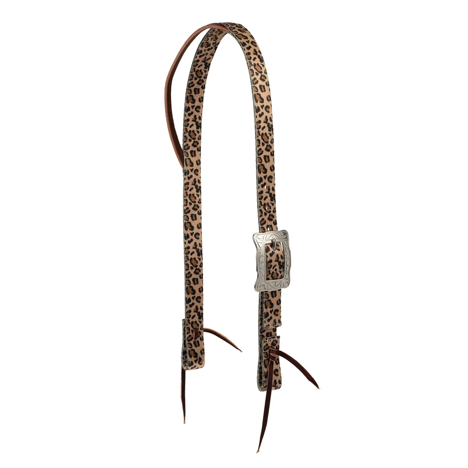 Weaver Patterned Nylon Split Ear Headstall for Horses - Image 1