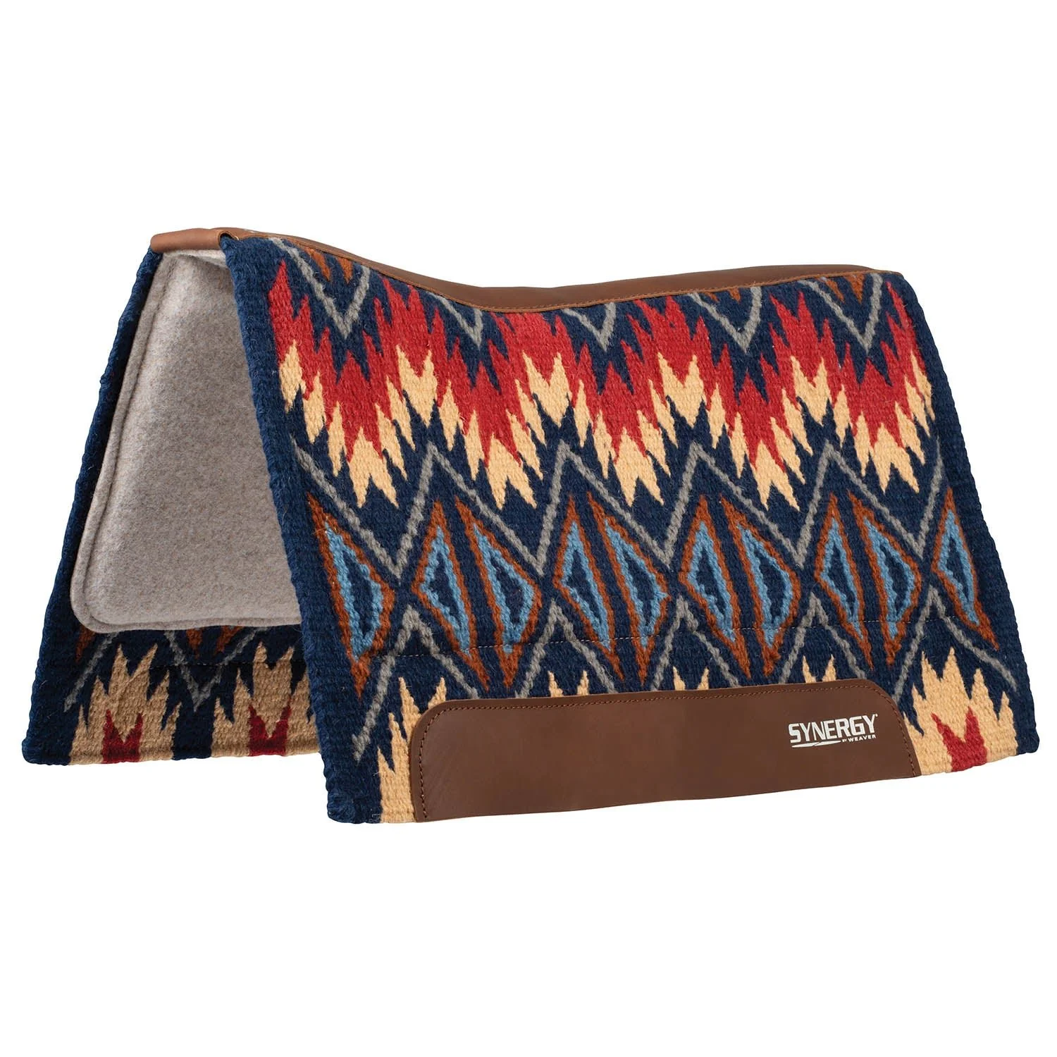 Weaver Synergy Contoured Performance Wool & Felt "Quest" Saddle Pad - Image 1