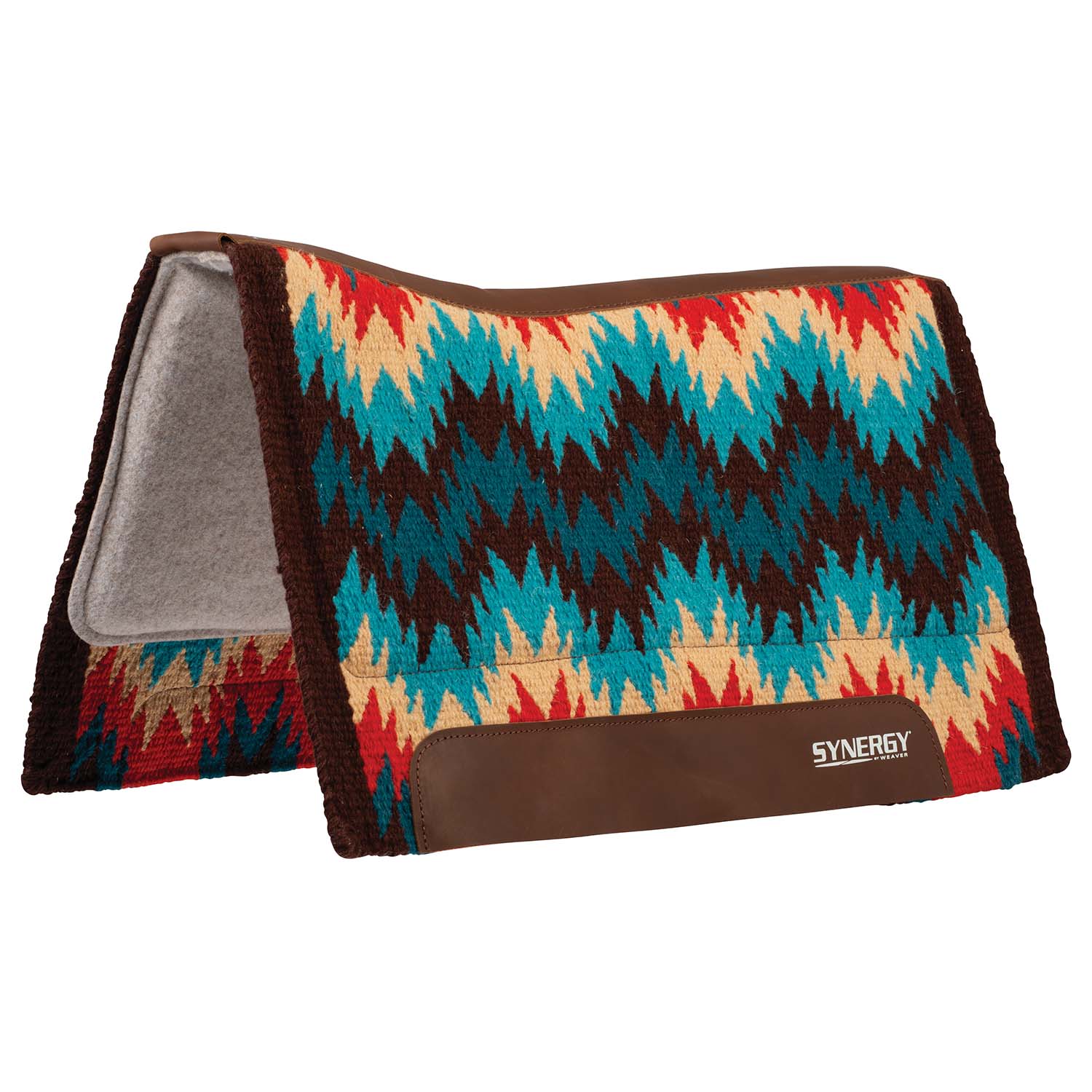 Weaver Synergy Contoured Performance Wool & Felt "Stampede" Saddle Pad - Image 1