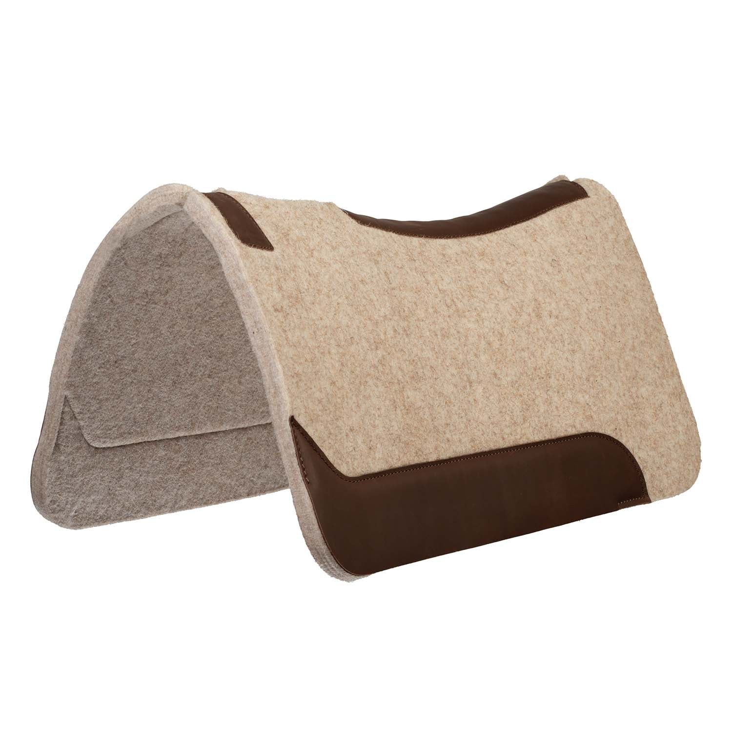 Weaver Wool Blend Contoured Horse Saddle Pad, 31″ x 32″ x 3/4″