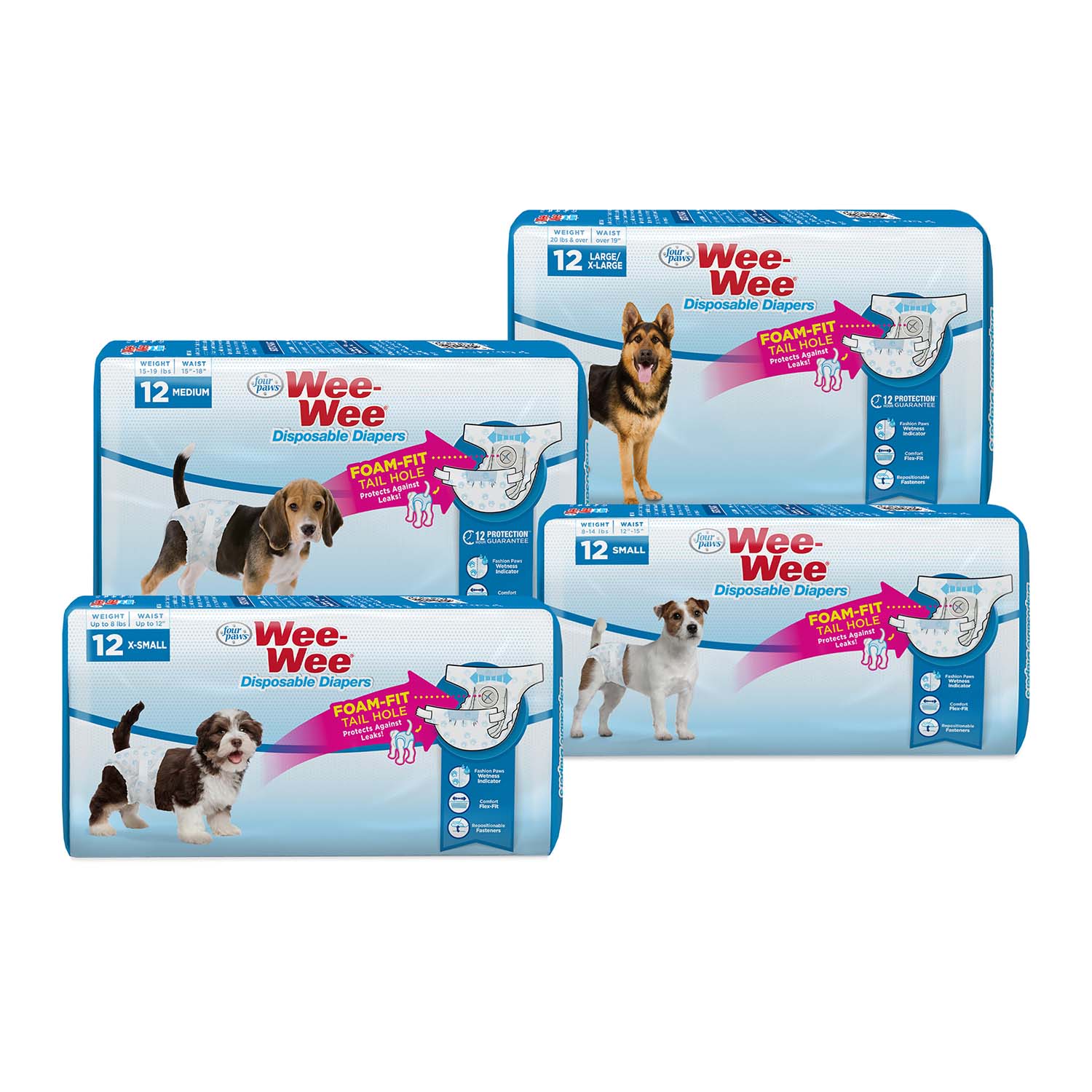 Wee-Wee Disposable Dog Diapers - Image 3