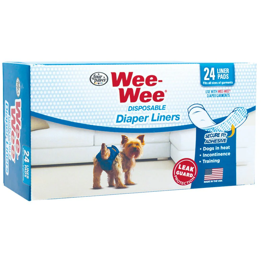 Wee-Wee Dog Diaper Garment Pads, 24 Count - Image 3