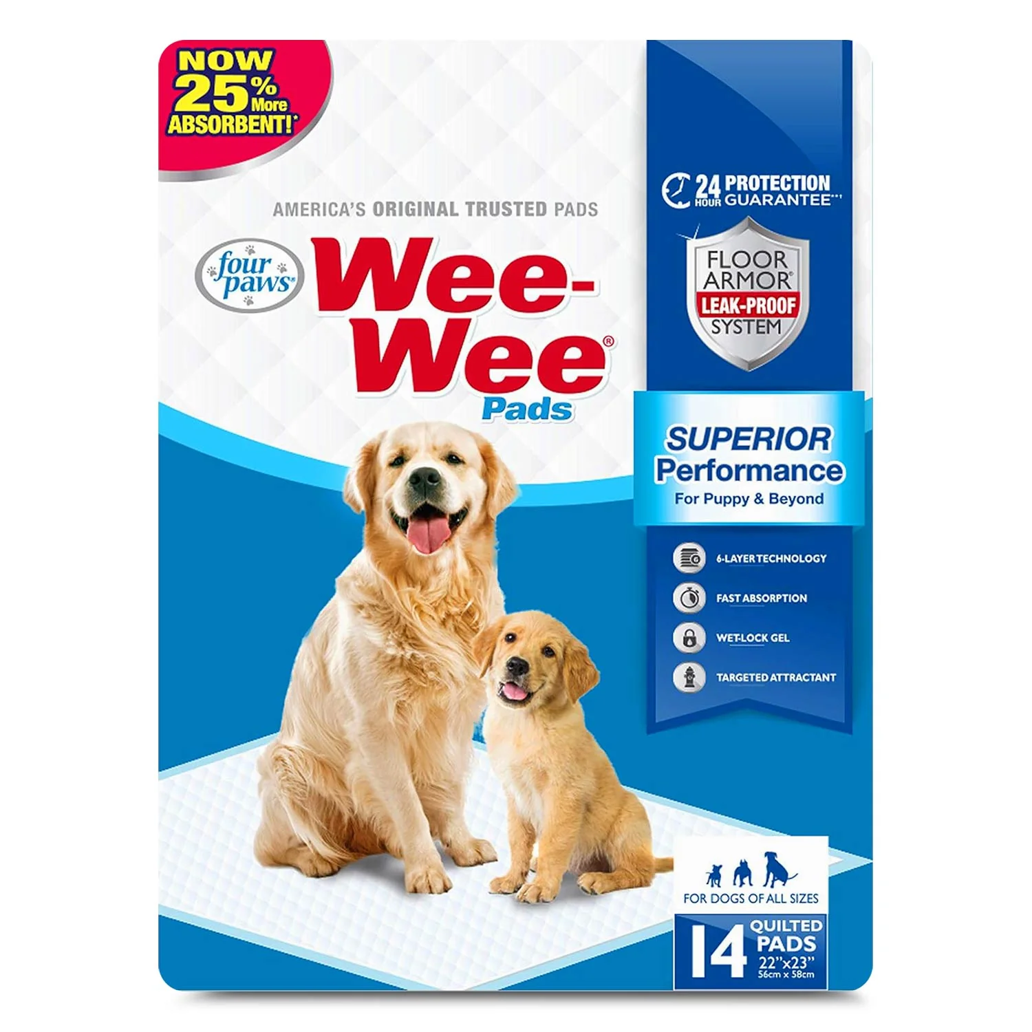 Wee Wee Dog Pee Pads - Image 1