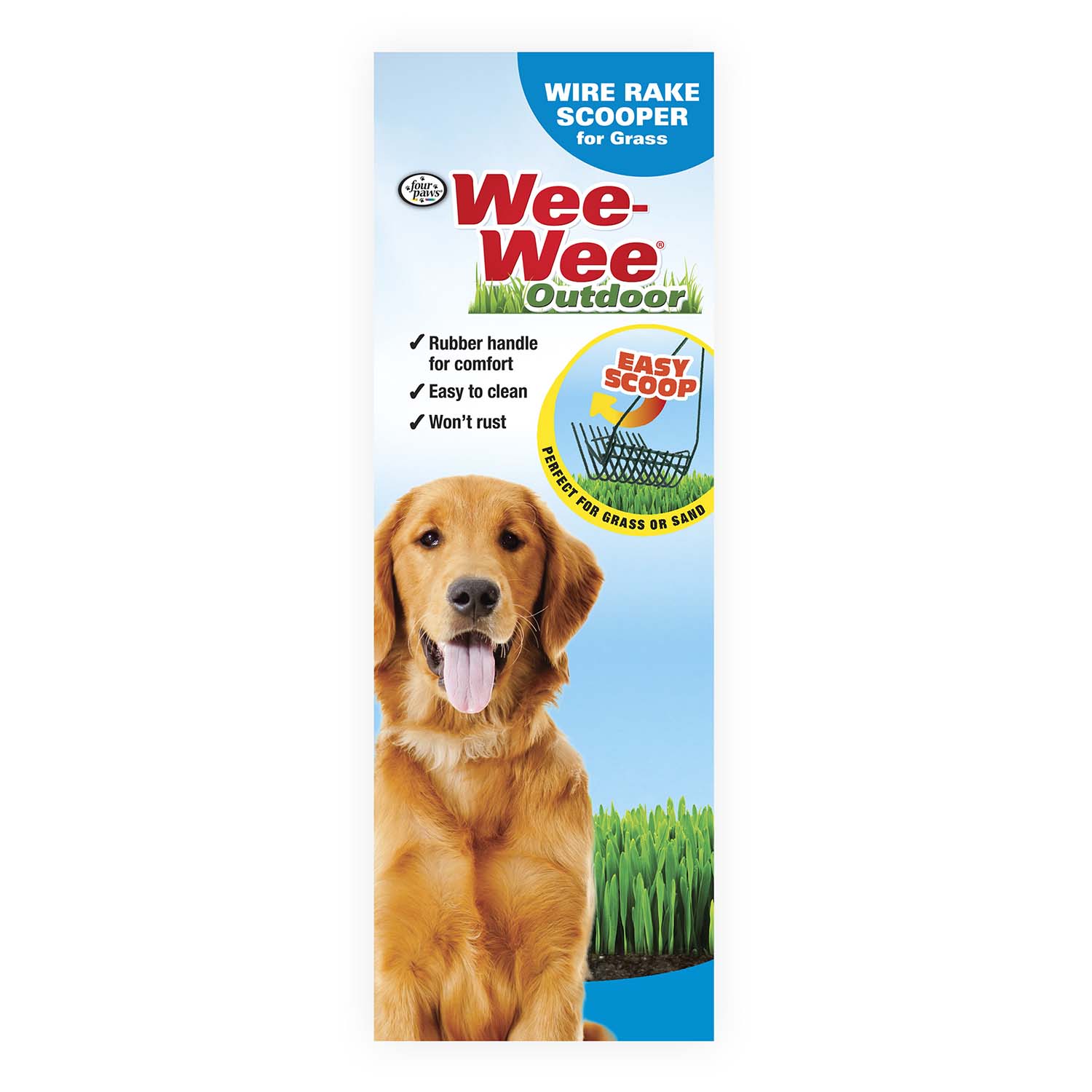 Wee-Wee Wire Rake Dog Pooper Scooper For Grass - Image 2