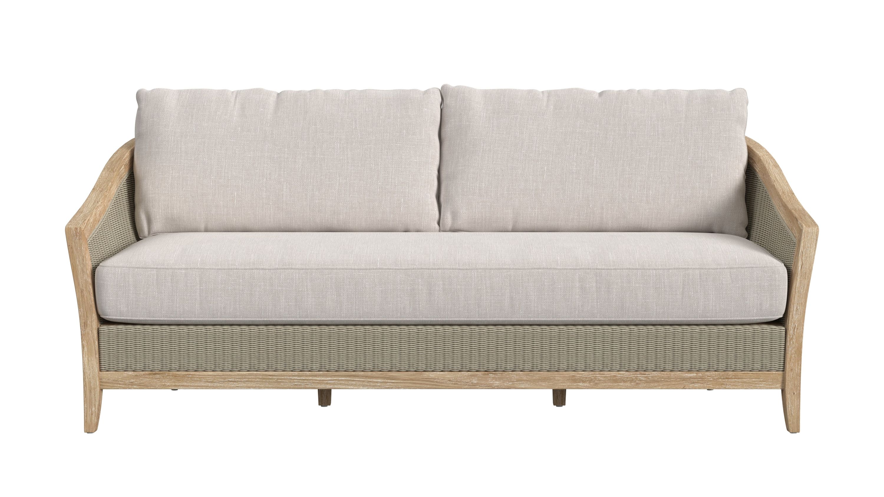 Cambria Sofa in Canvas Canvas w/ Self Welt - Image 2