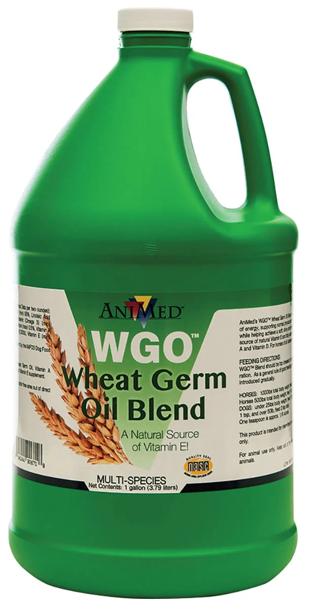 WGO Wheat Germ Oil Blend Vitamin E Liquid Supplement for Horses