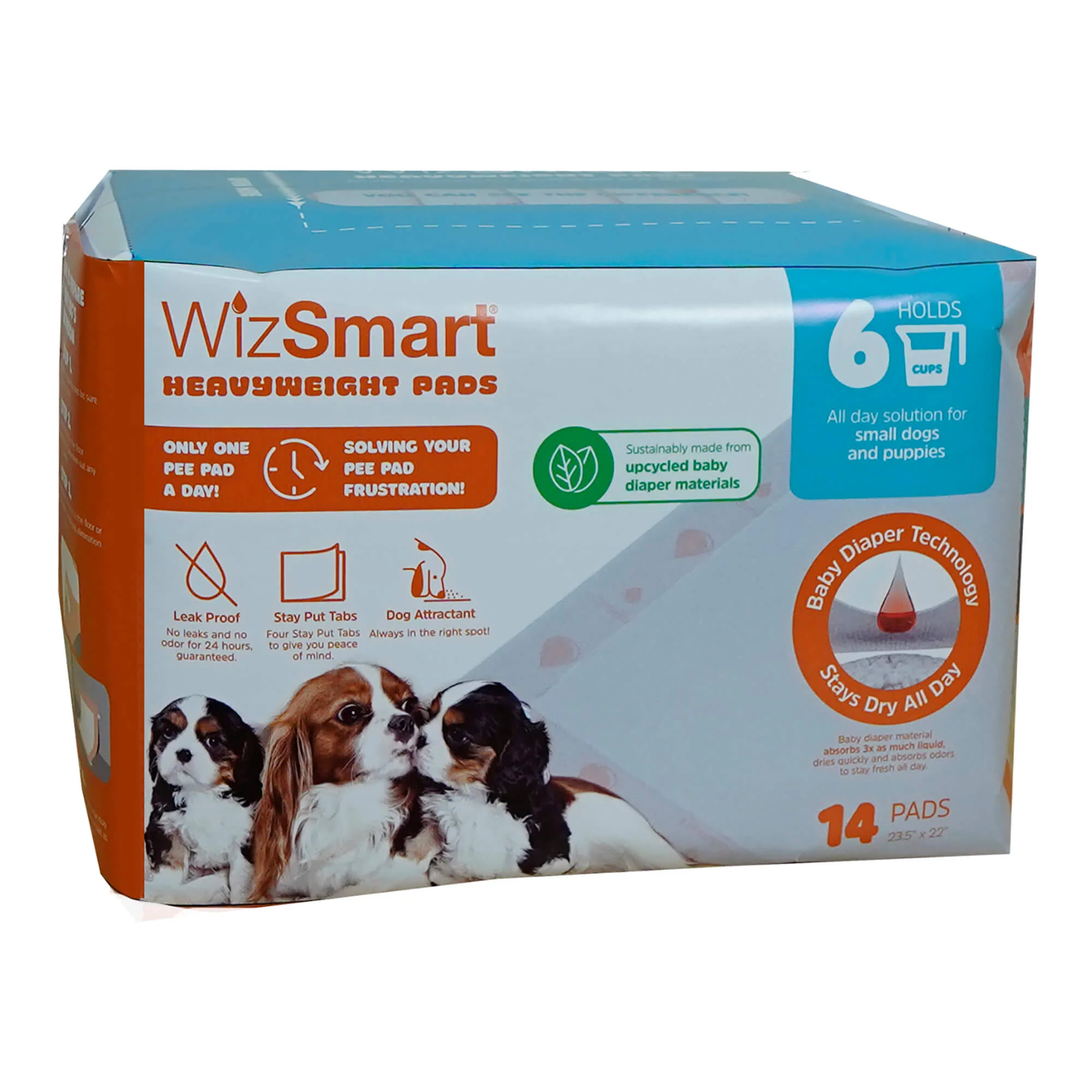 WizSmart Heavyweight Pads for Small Dogs & Puppies - Image 1