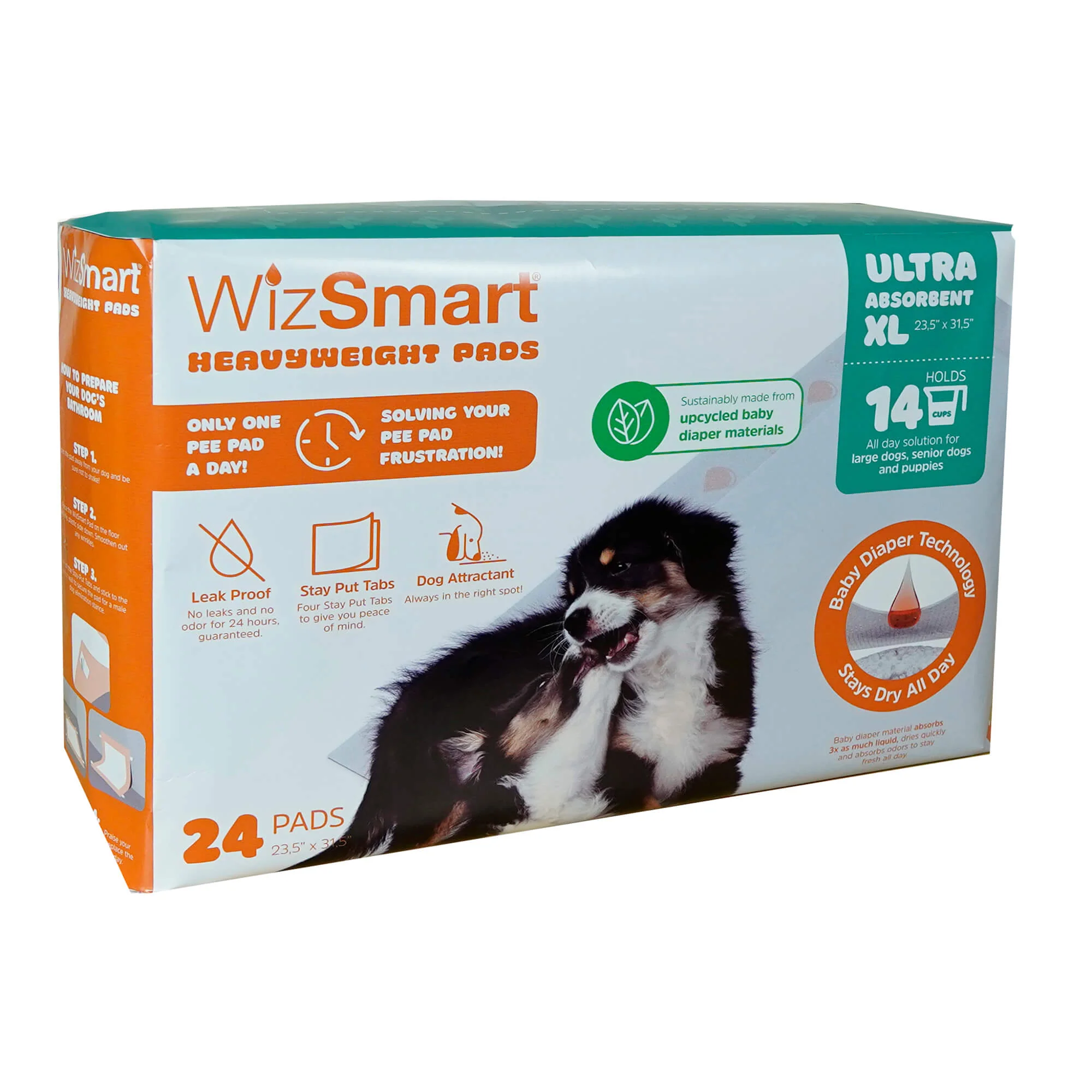 WizSmart Heavyweight Ultra Absorbent Pads for Dogs - Image 1