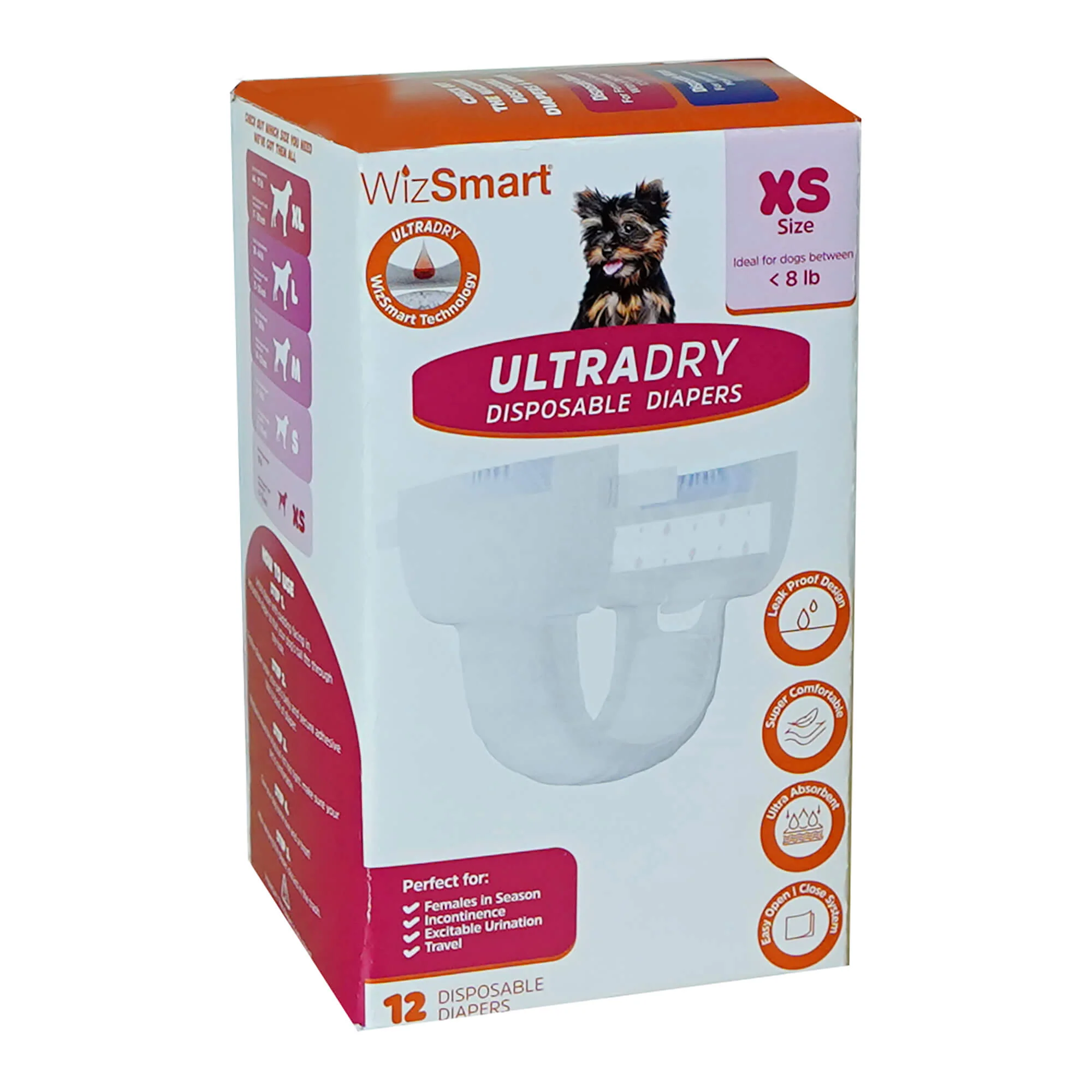 WizSmart UltraDry Disposable Diapers - Image 1