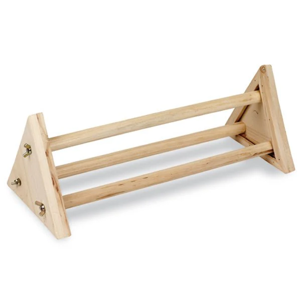 Wooden Baby Chick Perch – Chick Roosting Stand for Poultry