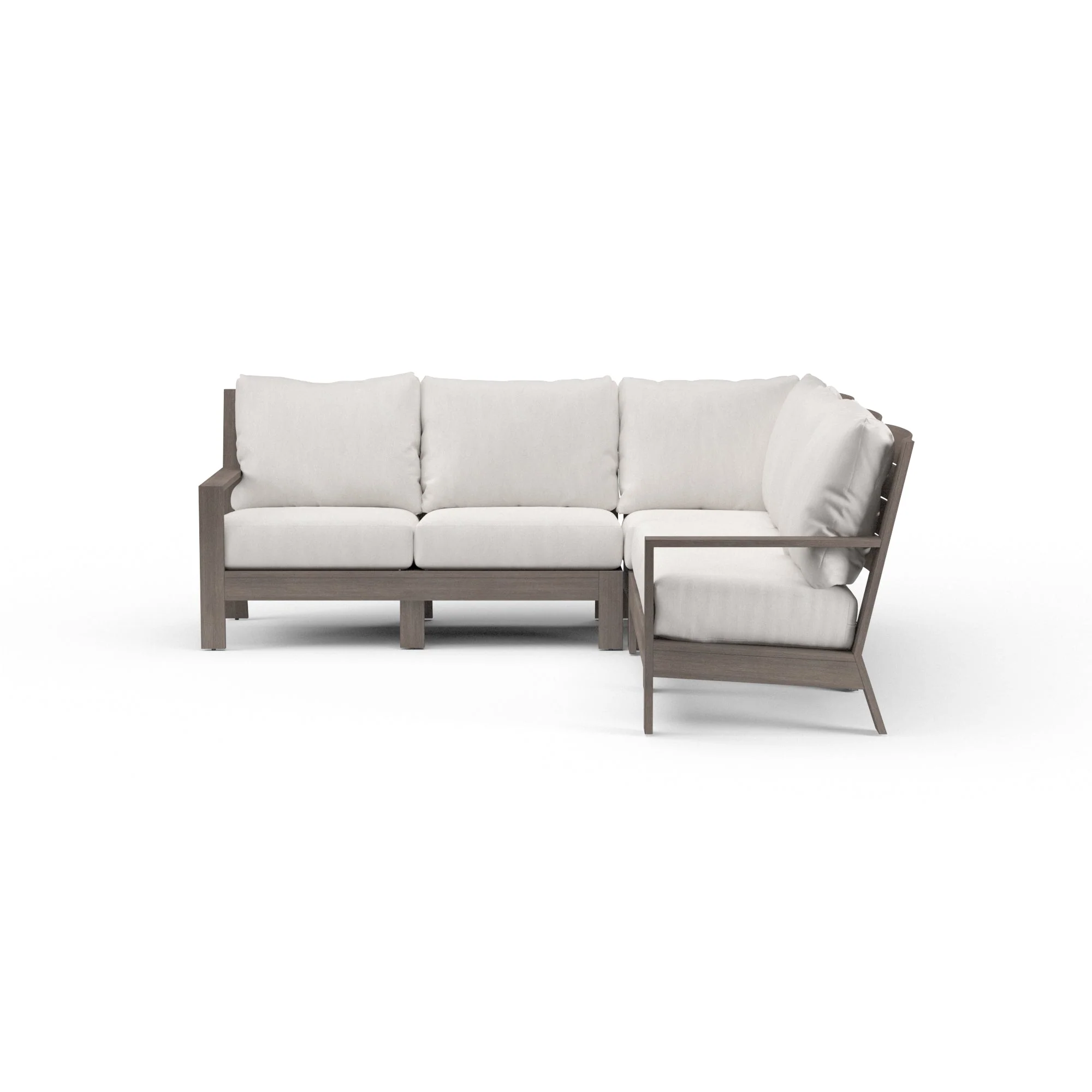 Laguna Sectional in Canvas Flax, No Welt - Image 3