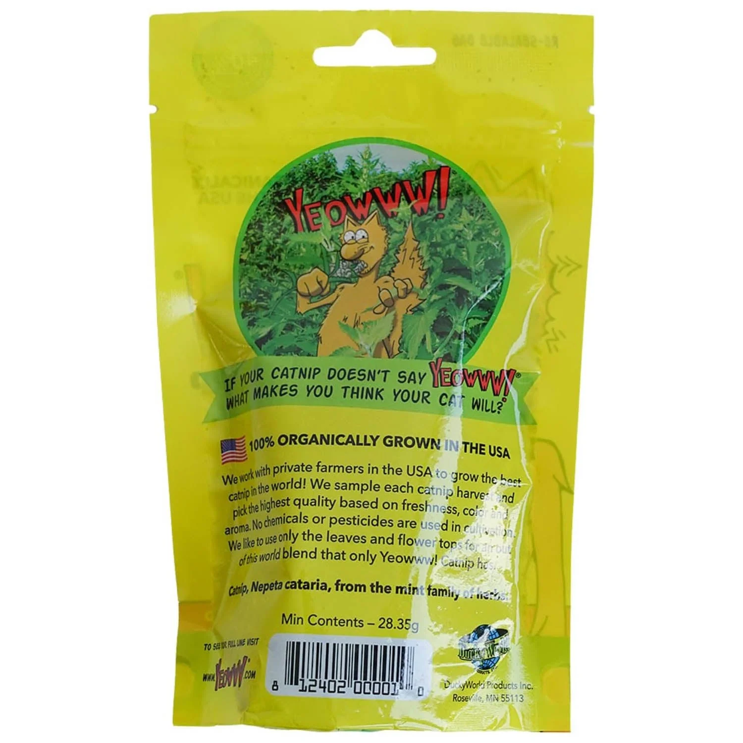 Yeowww! Organic Catnip Leaf & Flowertop Catnip Blend - Image 2