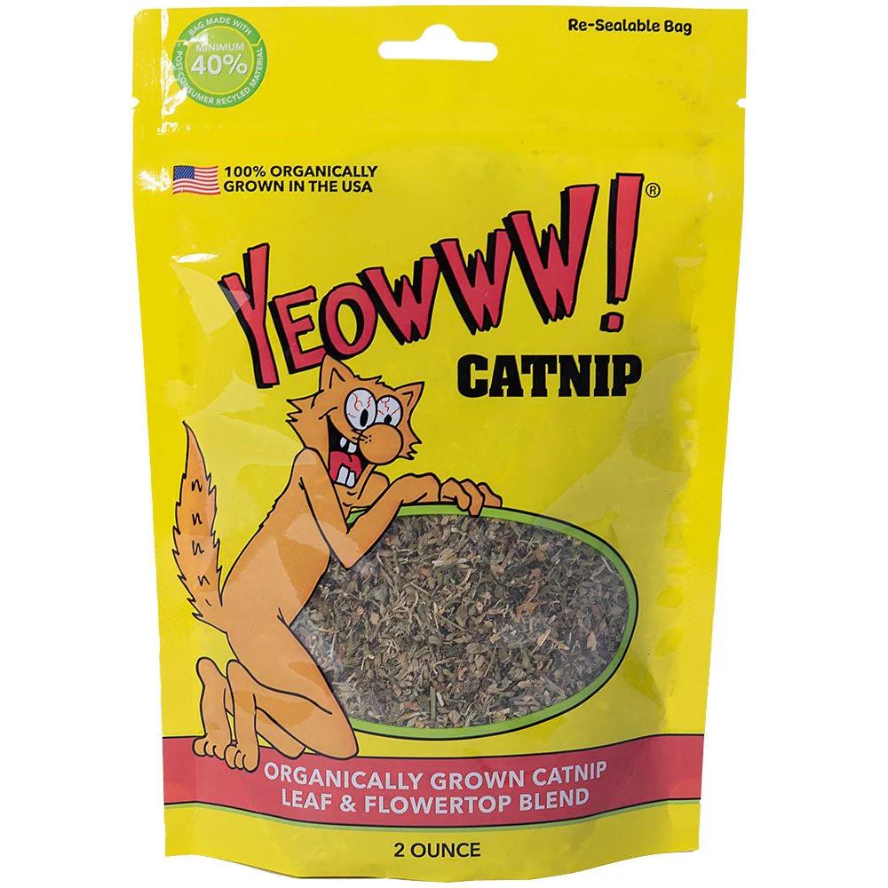 Yeowww! Organic Catnip Leaf & Flowertop Catnip Blend - Image 3