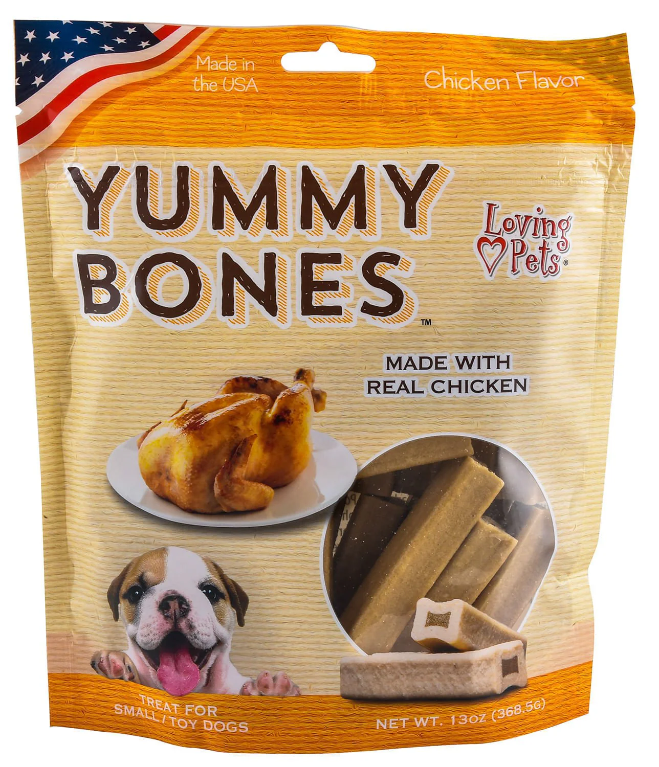 Yummy Bones Dog Treats, 13 oz - Image 1