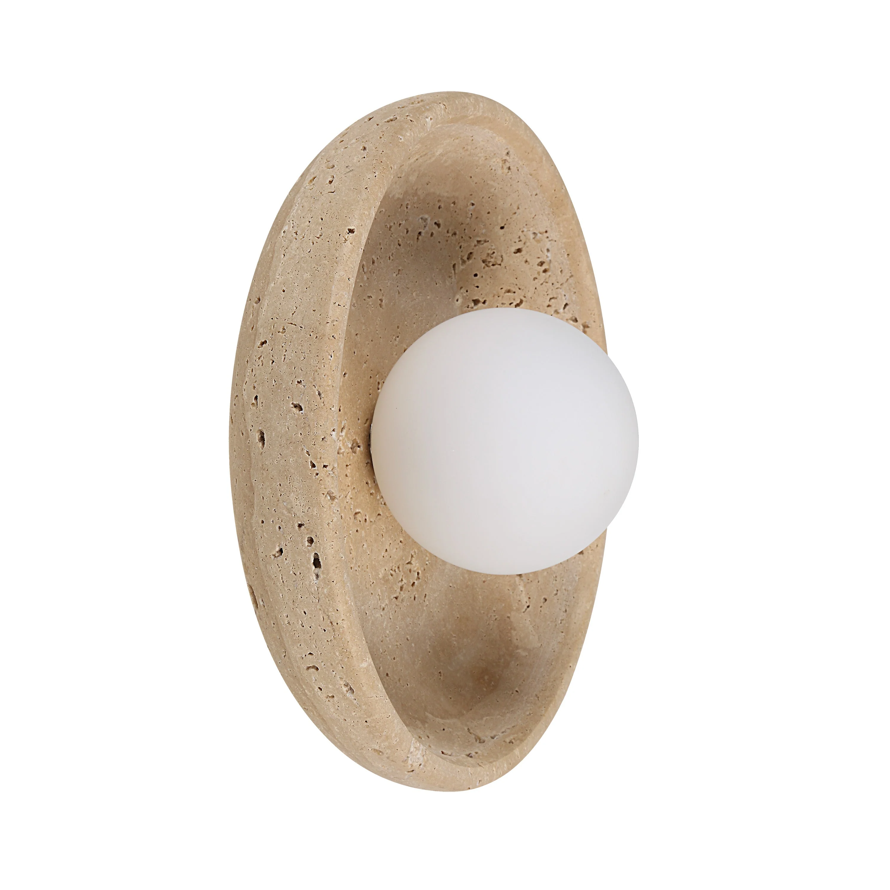 Myrtos Sconce | Travertine - Image 1