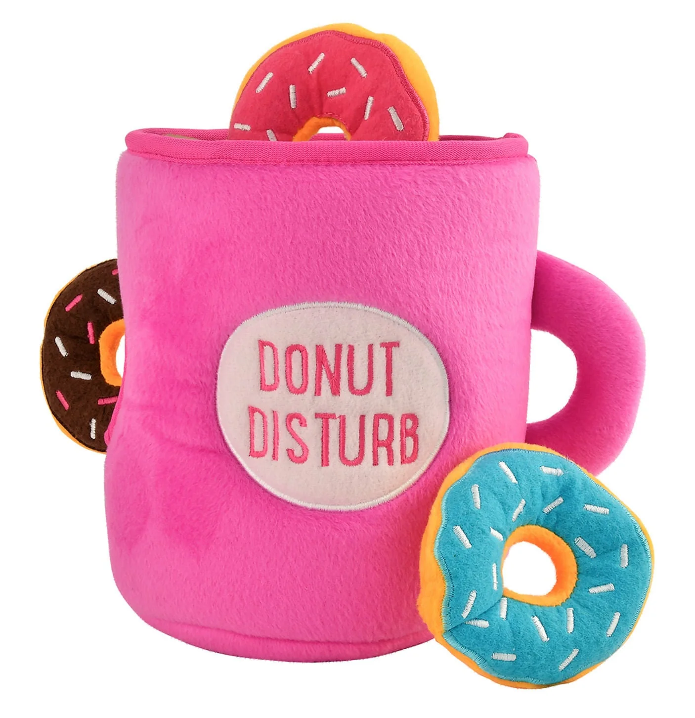 Zippy Paws Coffee & Donutz Burrow Plush Toy - Image 2