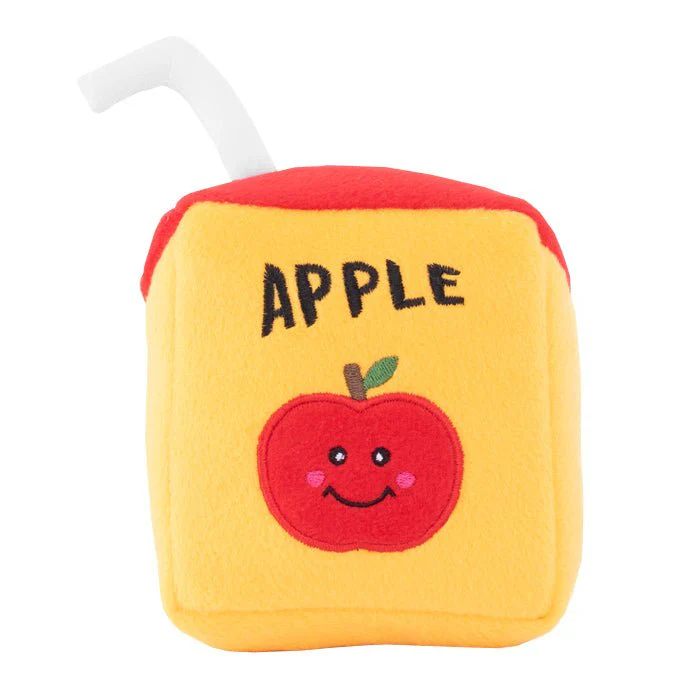 Zippy Paws NomNomz Juicebox Squeaky Plush Dog Toy - Image 1