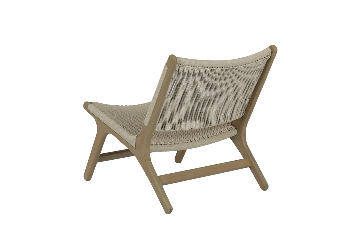 Coastal Teak Cushionless Accent Chair - Image 2