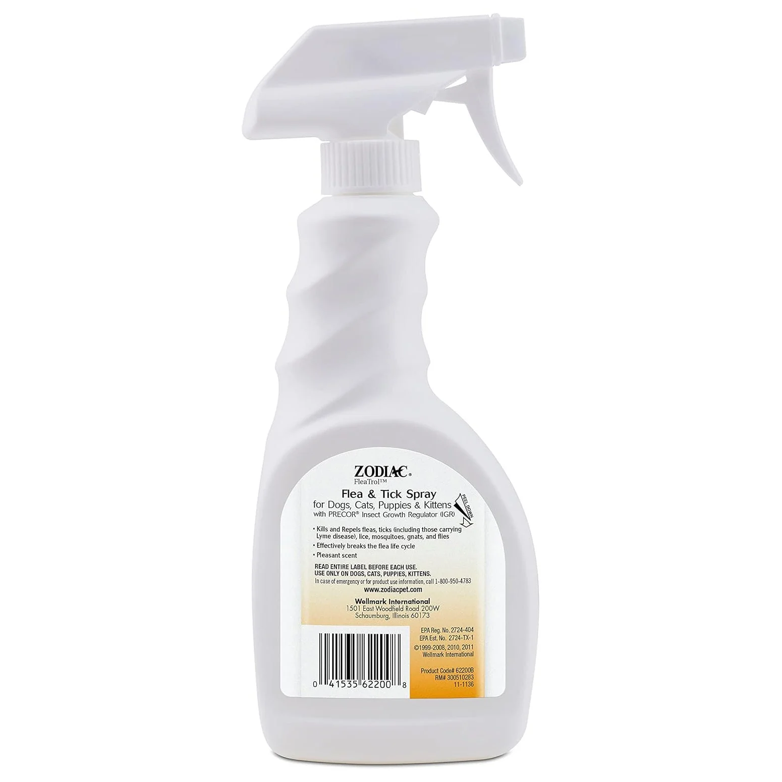 Zodiac Flea & Tick Spray for Dogs, Cats, Puppies & Kittens, 16 oz - Image 2