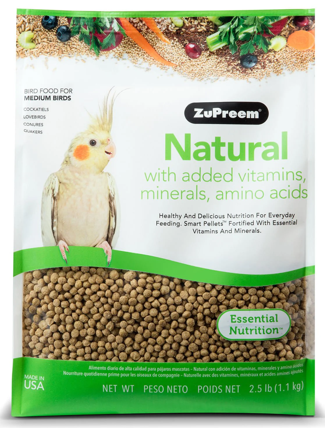 ZuPreem Natural Premium Daily Bird Food – Complete Pelleted Nutrition - Image 2