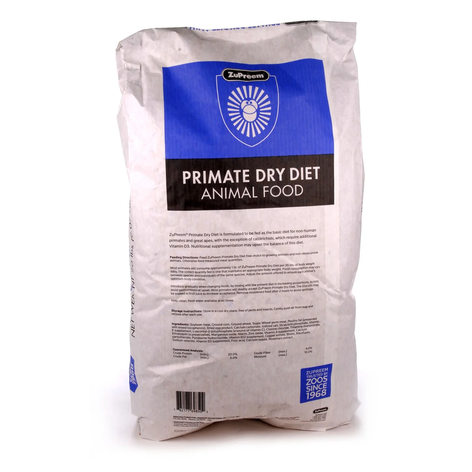 ZuPreem Primate Dry Diet, 20 lb - Image 3
