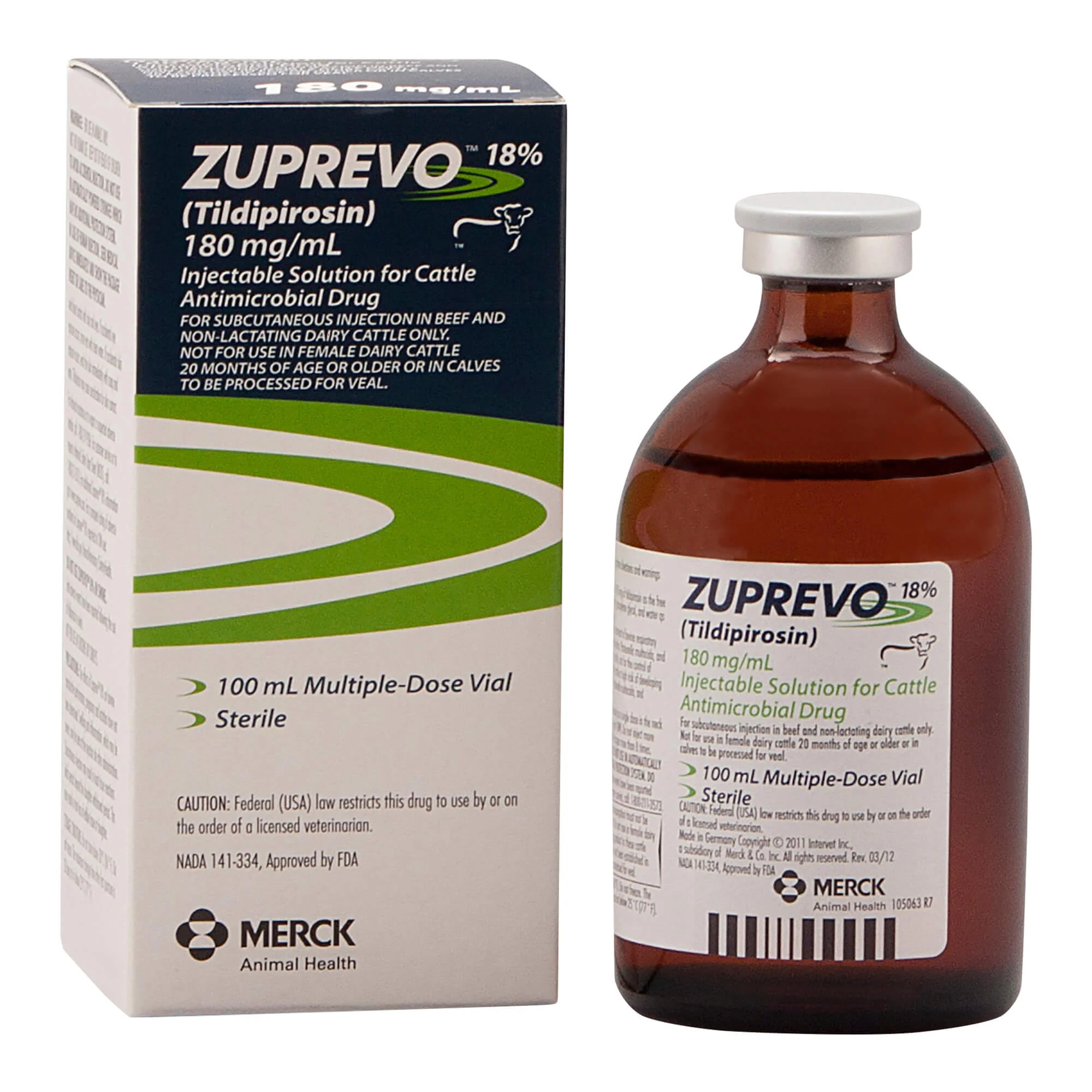 Rx Zuprevo 18% (tildipirosin) Injectable Solution for Cattle - Image 1