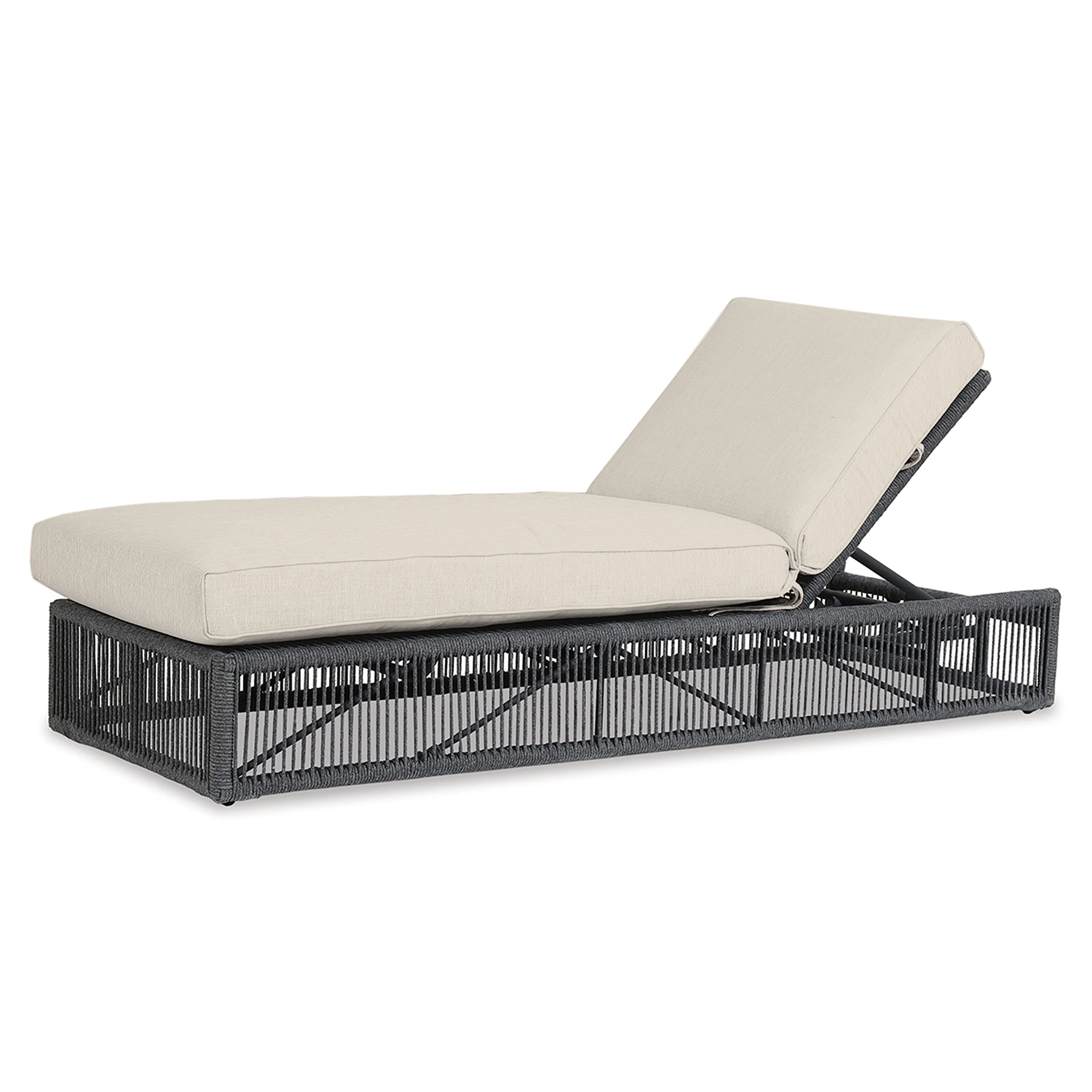 Milano Adjustable Chaise in Echo Ash w/ Self Welt - Image 2