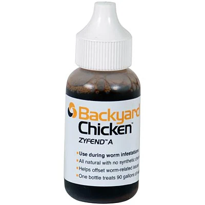 Backyard Chicken Zyfend A Chicken Dewormer, 30 mL - Image 1