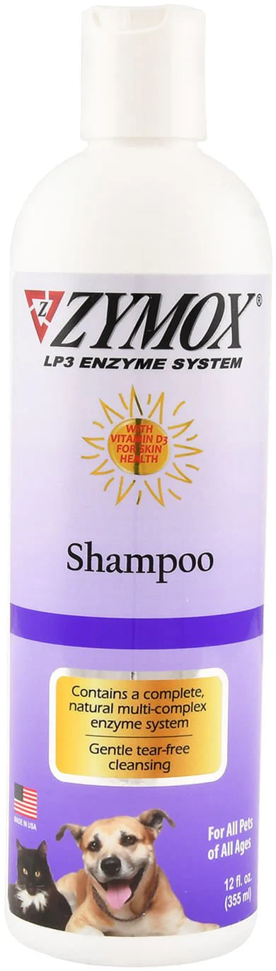ZYMOX Enzymatic Shampoo with Vitamin D3, 12 oz - Image 1